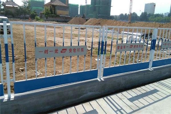 栾城蓝白基坑护栏